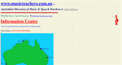 Desktop Screenshot of musicteachers.com.au