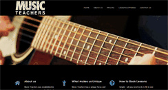 Desktop Screenshot of musicteachers.co.za
